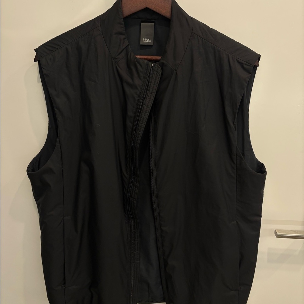 Mango Men's Classic Black Vest